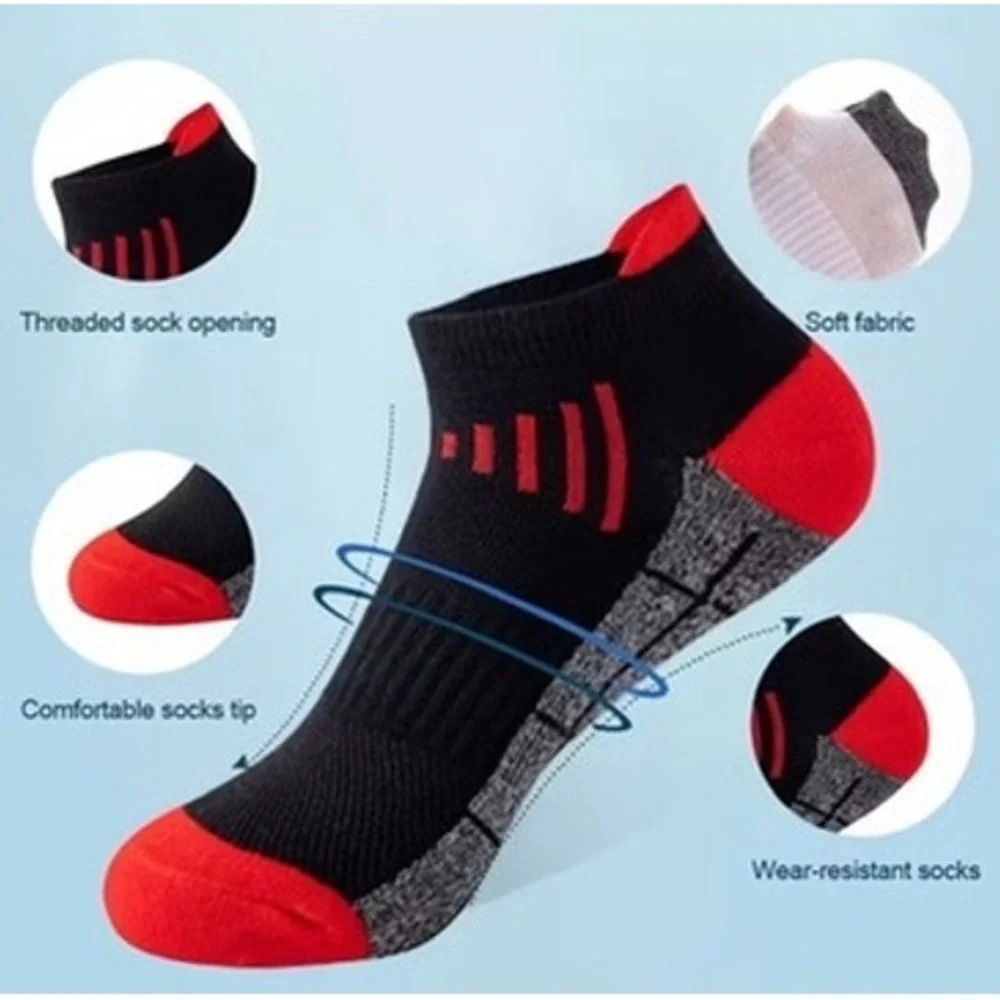 Colorful Athletic Women's Ankle Socks M/L 6 PACK Tab Low Cut High‎ Quality NEW